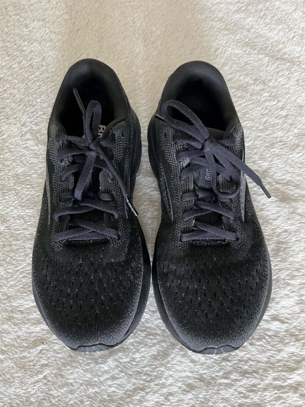 Brooks Ghost 16 Neutral Running Shoes Women's size 7.5 Wide Black